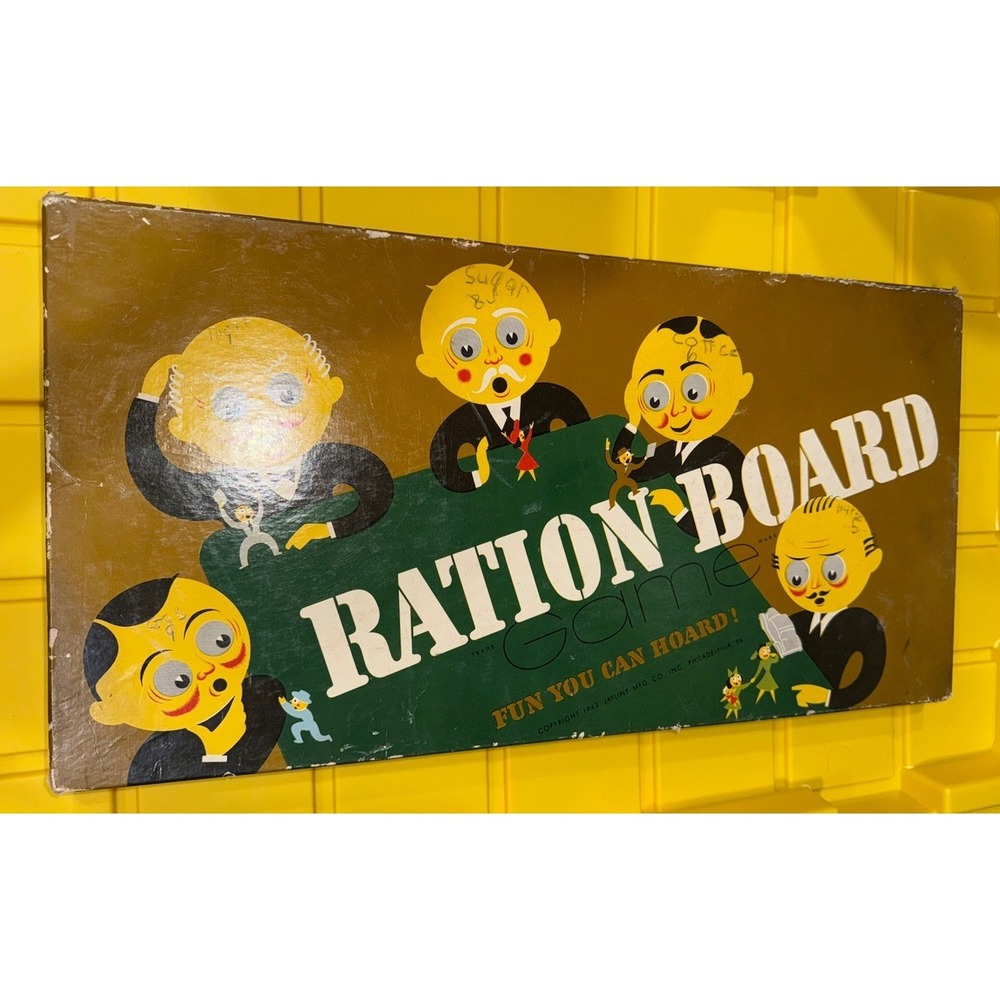 Jayline Mfg Ration Board Game Fun You Can Hoard 1943
